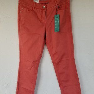 Atelier Gardeur Zuri 8S/40K Stretch Slim Fit Pants  NWT